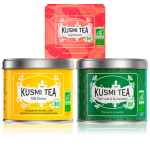 Trio best sellers - bb detox, th vert  la menthe & aqua summer - kusmi tea