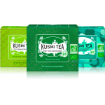 Trio th�s fraicheur sachets - th� vert menthe, th� vert gingembre - citron, th� vert menthe - concombre ...