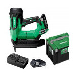 Hitachi hikoki nt1850dbsl (wx) cloueur de finition sans - fil 15 - 50mm 18v 3. 0ah Hitachi hikoki nt1850dbsl (wx) cloueur de finition sans - fil 15 - 50mm 18v 3. 0ah