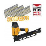 Lot 30 000 pointes en bande 20 / 21� + cloueur bostitch f21pl