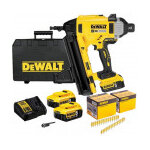 Lot dewalt dcn890p2 cloueur bton sur batterie 18v 5. 0ah avec 3 015 pointes