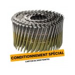 Novi - clous 2400 pointes rouleau plat 16 2, 5x65 anneles galva 13