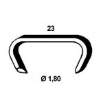 Novi - clous agrafes hogring c23 inox a2 pour agrafeuse bcrs - c23