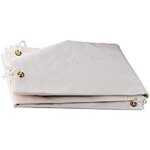 Ribimex bche blanche pvc 5x8 m 650 g / m2