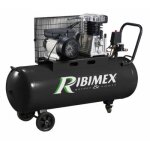 Ribimex compresseur d air 3cv cuve 100 litres courroie bi - cylindres