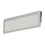 4 porte - tiquettes inox 7x5cm