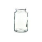 Bocal de conservation en verre avec couvercle aluminium 4, 9l