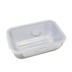 Bote de conservation rectangulaire inox micro ondable 1. 7l