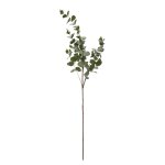 Branche artificielle d'eucalyptus vert floqu� paillettes 98cm