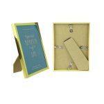 Cadre 13x18cm en plastique dor