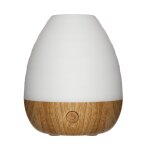 Diffuseur huiles essentielles brumisateur blanc et effet bois