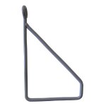 Equerre filaire en m�tal gris 19x1, 8cm