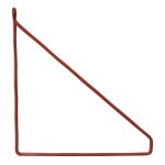 Equerre filaire en m�tal marron 19x1, 8cm