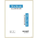 Prix fous cadre 18x24cm en aluminium or mat accent