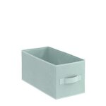 Panier de rangement en polyester vert kub 31x15x15cm