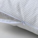 Protge oreiller 50x70cm en maille oeko - tex zippe anti acarien