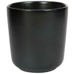 Tasse sans anse fika en cramique noire 30cl