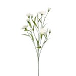 Tige ramifie artificielle de dianthus crme 70cm