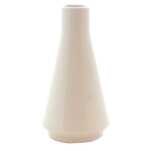 Vase pour bouquet parfum en cramique taupe 12cm trapze