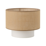 Abat - jour pour suspension double jute et beige 30 cm rosine