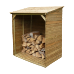 Abri bûches avec plancher modèle en bois autoclave Abri bûches avec plancher modèle en bois autoclave