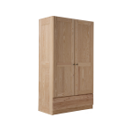 Armoire bois massif 2 portes 1 tiroir iris esat le hameau