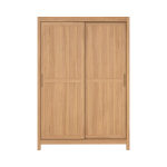Armoire en bois 2 portes luminescence camif