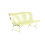 Banc 3 places 150 cm louisiane en acier