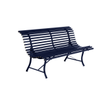 Banc 3 places 150 cm louisiane en acier