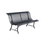 Banc 3 places 150 cm louisiane en acier