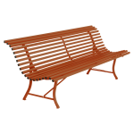 Banc 3 places 150 cm louisiane en acier