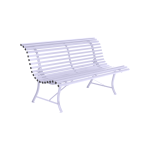 Banc 3 places 150 cm louisiane en acier
