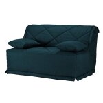 Canap bz tissu matelas bultex 15 cm gina