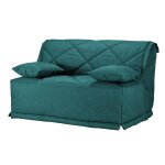 Canap bz tissu matelas bultex 15 cm gina