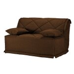 Canap bz tissu matelas bultex 15 cm gina