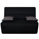 Canap bz tissu matelas 15 cm ornela