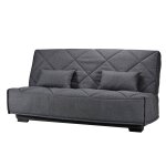 Canapé clic - clac tissu matelas bultex 15 cm gina Canapé clic - clac tissu matelas bultex 15 cm gina