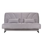 Canap clic - clac tissu matelas bultex 14 cm gipsy