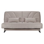 Canap clic - clac tissu matelas bultex 14 cm gipsy