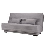 Canap clic - clac tissu guidel, matelas 17 cm camif