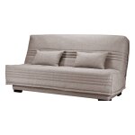 Canap clic - clac tissu guidel, matelas 17 cm