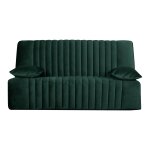 Canapé clic - clac velours matelas 15 cm oriane Canapé clic - clac velours matelas 15 cm oriane