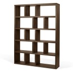 Bibliothque 5 niveaux l150 cm texas