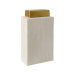 Bo�te c�ramique d�co bross� cr�me 30 cm sirine