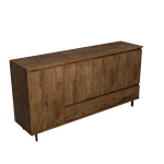 Buffet 4 portes 1 tiroir décor bois gustavo Buffet 4 portes 1 tiroir décor bois gustavo