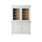 Buffet vaisselier bois massif 4 portes 3 tiroirs embellie