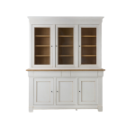 Buffet vaisselier bois massif 6 portes 3 tiroirs embellie