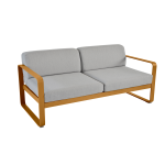 Canap� 2 places bellevie gris flanelle en aluminium