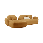 Canap d'angle bouclette omga