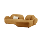 Canap d'angle bouclette omga